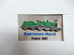 Beau Pin's , Transport Train SNCF , Locomotive à Vapeur , Outrance Nord , France 1887 - Transports