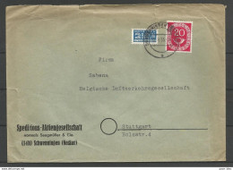 Deutschland - 1953 - 3 Letter (3 Scan) - Schwenningen-Wilhelmshaven-Hamburg - - Altri & Non Classificati