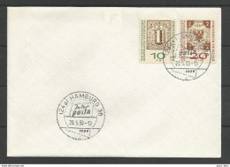 Deutschland - 1959 - Hamburg - Interposta - Timbre Sur Timbre - Lübeck - Other & Unclassified