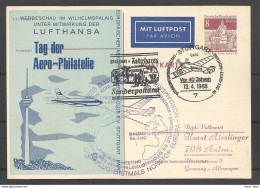 Aerophilatelie - Berlin - Luftpost - 1968 - Stuttgart - Fahrbares Sonderpostamt - PfalzKaub/Rhein - Autres & Non Classés