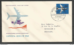 Aerophilatelie - Deutschland - Luftpost - 1962 - Luposta Berlin - Fisa-Kongress - Sonstige & Ohne Zuordnung