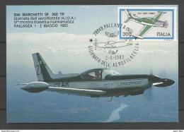 Aérophilatélie - Italie - Carte 02/05/1982 - SIAI Marchetti SF 260 Turbo - 1981-90: Marcophilia