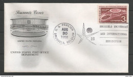 USA - Lettre 30/08/1958 - Brussels Universal And International Exhibition - United States Pavillion - Event Covers