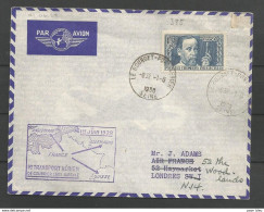 France - Aérophilatélie - Lettre Du 01/06/38 Vers Londres + Cachet 1er Transport - 1960-.... Covers & Documents