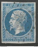 FRANCE - Oblitération Petits Chiffres LP 3360 THOUARS (Deux-Sèvres) - 1853-1860 Napoléon III