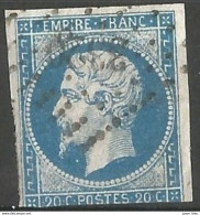 FRANCE - Oblitération Petits Chiffres LP 3320 TARBES (Hautes-Pyrénées) - 1853-1860 Napoleone III