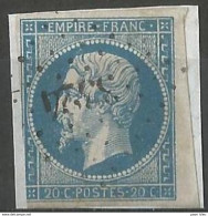 FRANCE - Oblitération Petits Chiffres LP 3324 TAUVES (Puy-de-Dôme) - 1853-1860 Napoleone III