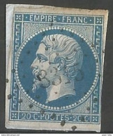 FRANCE - Oblitération Petits Chiffres LP 3315 TANLAY (Yonne) - 1853-1860 Napoleone III