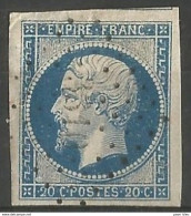 FRANCE - Oblitération Petits Chiffres LP 3310 St-YRIEIX (Haute-Vienne) - 1853-1860 Napoléon III