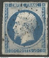 FRANCE - Oblitération Petits Chiffres LP 3311 TAGNON (Ardennes) - 1853-1860 Napoleone III