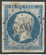 FRANCE - Oblitération Petits Chiffres LP 3296 St-TROPEZ (Var) - 1853-1860 Napoleone III