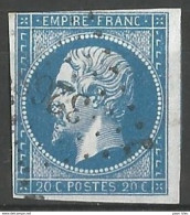 FRANCE - Oblitération Petits Chiffres LP 3268 St-SAUVEUR-EN-PUISAYE (Yonne) - 1853-1860 Napoléon III