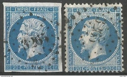 FRANCE - Oblitération Petits Chiffres LP 3265 St-SAENS (Seine-Maritime) - 1853-1860 Napoléon III