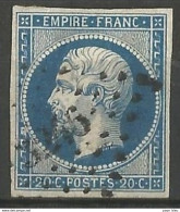 FRANCE - Oblitération Petits Chiffres LP 3246 St-PIERRE-LES-CALAIS (Pas-de-Calais) - 1853-1860 Napoléon III