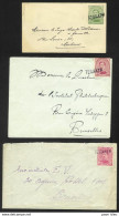 Belgique - Obl. Griffe Linéaire TERNATH Sur 3 Lettres Avec N° 137 Et 138 - Linear Postmarks