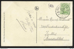 Belgique - Obl.fortune 1919 - 2 Scan - Obl. Agence OOSTENDE 12* + Verso De Nieuwe Vuurtoren - Le Nouveau Phare - Fortune Cancels (1919)