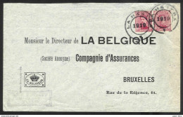 Belgique - Obl.fortune 1919 - Obl. Cachet Caoutchouc LA HESTRE - Foruna (1919)