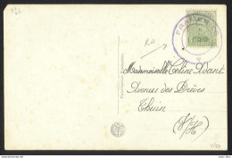 Belgique - Obl.fortune 1919 - Obl. Caoutchouc FRAMERIES à L'encre Violette - Altri & Non Classificati