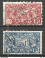 France - Légion Américaine - La Fayette Et Washington - Spirit Of St Louis - Statue De La Liberté - Used Stamps