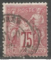 France - Type Sage I - N°71 Oblitéré - - 1876-1878 Sage (Tipo I)
