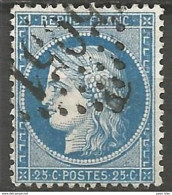 France - Napoleon III Et/ou Cérès - Oblitération Sur N°60B - GC 5051 ORAN (Algérie) - 1871-1875 Cérès