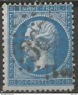 France - Napoleon III Et/ou Cérès - Oblitération Sur N°22 - GC 3672 ST-JEAN-DE-LUZ (Pyrénées-Atlantiques) - 1853-1860 Napoleon III