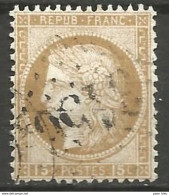 France - Napoleon III Et/ou Cérès - Oblitération Sur N°55 - GC 3156 ROANNE (Loire) - 1871-1875 Cérès