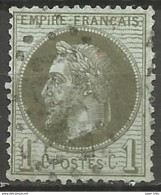 France - Napoleon III Et/ou Cérès - Oblitération Sur N°25 - GC 2921 PONCIN (Ain) - 1863-1870 Napoléon III. Laure