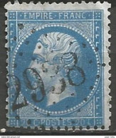 France - Napoleon III Et/ou Cérès - Oblitération Sur N°22 - GC 2938 PONT-DE-ROIDE (Doubs) - 1853-1860 Napoleone III