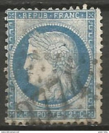 France - Napoleon III Et/ou Cérès - Oblitération Sur N°60C - GC 2774 LA PALISSE (Allier) - 1871-1875 Cérès