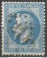 France - Napoleon III Et/ou Cérès - Oblitération Sur N°29B - GC 2145 LYON (Rhône) - 1863-1870 Napoleone III Con Gli Allori