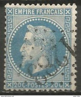 France - Napoleon III Et/ou Cérès - Oblitération Sur N°29B - GC 1283 DAX (Landes) - 1863-1870 Napoleone III Con Gli Allori