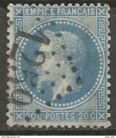 France - Napoleon III Et/ou Cérès - Oblitération Sur N°29A - GC 1259 CUSSET (Allier) - 1863-1870 Napoleone III Con Gli Allori