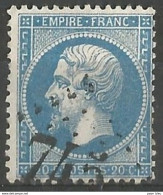 France - Napoleon III Et/ou Cérès - Oblitération Sur N°22 - GC 745 CASSEL (Nord) - 1853-1860 Napoleone III