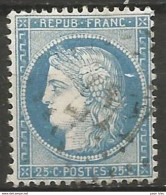 France - Napoleon III Et/ou Cérès - Oblitération Sur N° 60A - GC 447 BERGERAC (Dordogne) - 1871-1875 Ceres