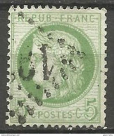 France - Cérès - N°53 Oblitéré - Losange De Points - 1871-1875 Cérès