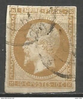 France - Napoleon III - N°13B Oblitéré Cachet à Date - 1853-1860 Napoléon III