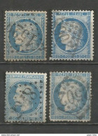 France - Heérault - Obl.GC - FLORENSAC, LODEVE, MEZE, MONTPELLIER - 1871-1875 Cérès