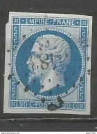 France - Ardèche - Obl.PC Sur N°14 - VALS - 1853-1860 Napoléon III