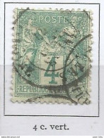France - Sage (type I) - N°63 - Oblitéré - 1876-1878 Sage (Typ I)
