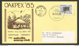 Canada - Poêle à Bois - Oakville Post Office - OAKPEX'83 - Enveloppes Commémoratives