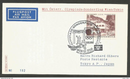 Aérophilatélie - Autriche - Olympiade-Sonderflug Wien-Tokio 27.9.64 - Congrès UPU Vienne 1964 - Other & Unclassified