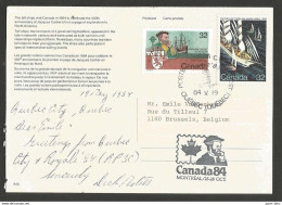 Canada - Voiliers - Jacques Cartier - Carte Maximum Avec Timbre Et Reproduction (2 Scan) - Cartas & Documentos