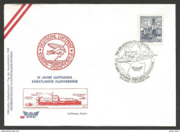 Aérophilatélie - 35 Jahre Lufthansa Sudatlantik Flugverkehr - Wien 11.12.69 - Other & Unclassified