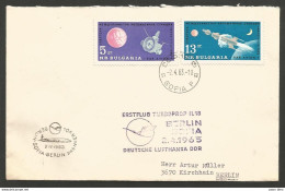 Aérophilatélie - Lufthansa - Berlin - Sofia 2.4.1963 - Bulgarie - Airmail