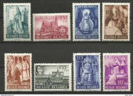 Belgique - N°773 à 780 * - Abbaye D'Achel - Basilique De Chevremont - St Benoît - St Benedictus - Totila - Ste Begge - Nuevos