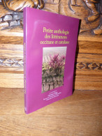 NIQUE / PETITE ANTHOLOGIE DES LITTERATURES OCCITANE ET CATALANE - Provence - Alpes-du-Sud
