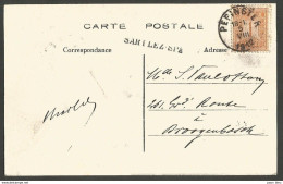 Belgique - Griffe Linéaire SART LEZ SPA + Obl. PEPINSTER 5/8/1912 - Vallée De La Hoëgne - Griffes Linéaires