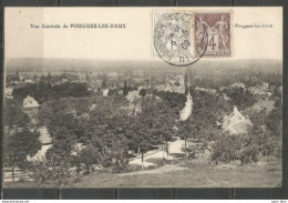 France - 1 CP De POUGUES-LES-EAUX - Obl. Sur Type Blanc N°107 Et Type Sage N°88 - Pougues Les Eaux