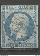 France - Vienne - Obl.PC - LUSIGNAN - 1853-1860 Napoléon III
